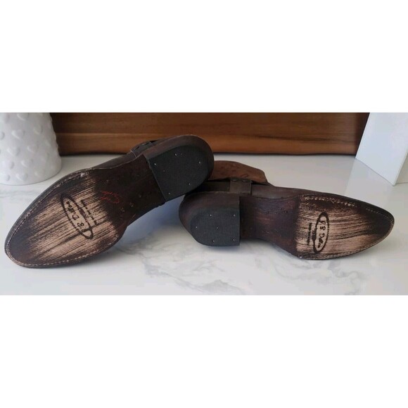 J.B. Dillon Womens Cowboy Boots Brown Size 9 B - Picture 8 of 10